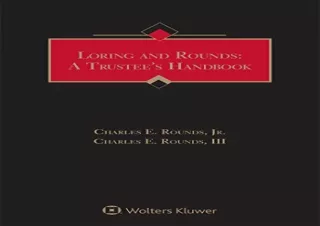 (PDF) Loring and Rounds: A Trustee's Handbook, 2018 Edition Android