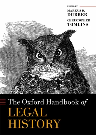 Read Book The Oxford Handbook of Legal History (Oxford Handbooks)