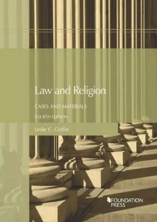 get [PDF] Download Law and Religion, Cases and Materials (University Casebook Series)