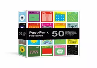 Download Book [PDF] Post-Punk Postcards: 50 Designs Inspired by Influential Albu