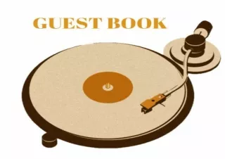 Download Book [PDF] Guest Book: Old Music/ Vinyl/ DJ/ 60s 70s 80s 90s Party (squ