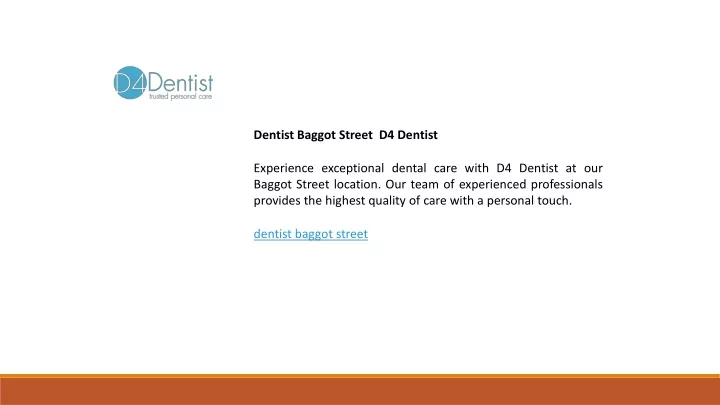 dentist baggot street d4 dentist