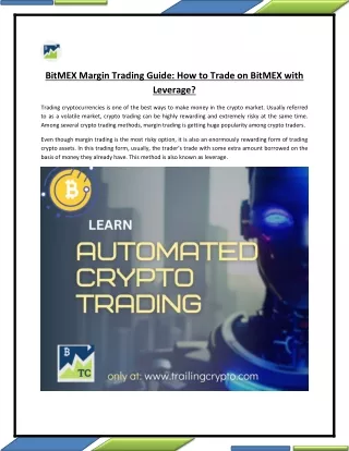 BitMEX Margin Trading Guide