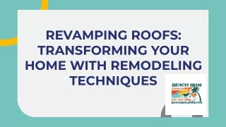 remodeling roofing  New Port Richey