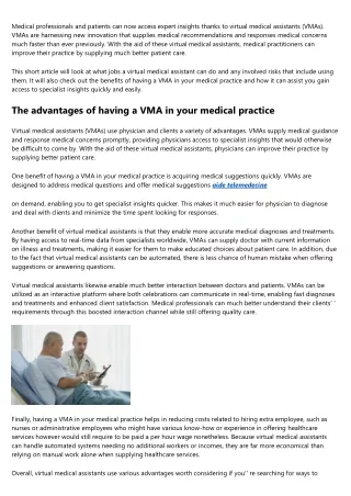 medical professionals and patients can now access