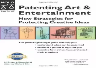 (PDF) Patenting Art & Entertainment: New Strategies for Protecting Creative Idea