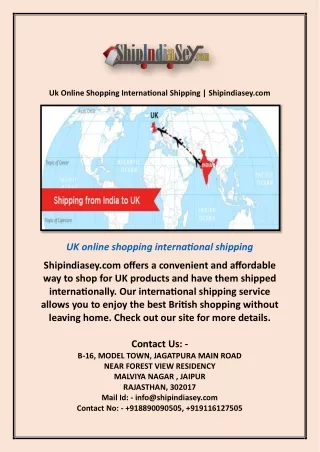 Uk Online Shopping International Shipping 4