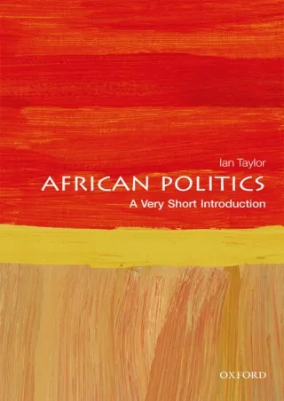 [PDF READ ONLINE] African Politics: A Very Short Introduction (Very Short Introductions)