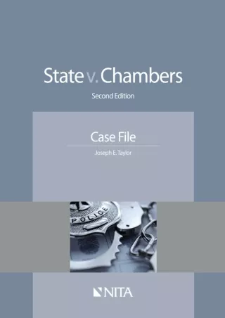 Read ebook [PDF] State v. Chambers: Case File (NITA)