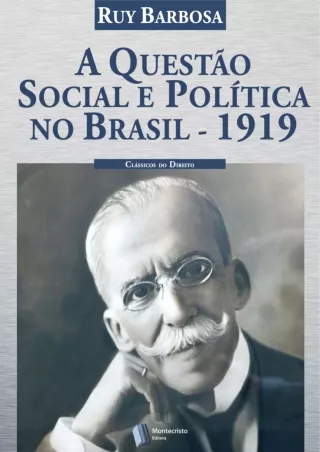 Download Book [PDF] A Questão Social e Política no Brasil - 1919 (Portuguese Edition)