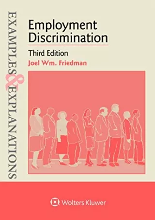 $PDF$/READ/DOWNLOAD Examples & Explanations for Employment Discrimination