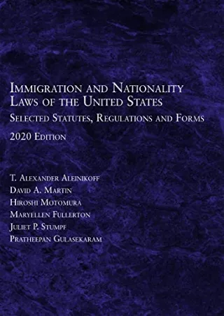 [PDF] DOWNLOAD Immigration and Nationality Laws of the United States: Selected Statutes,