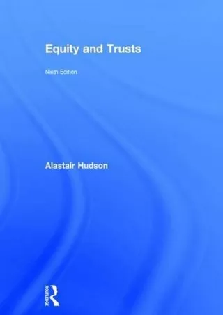 PDF/READ Equity and Trusts
