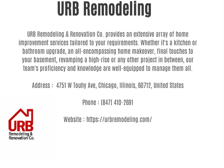 urb remodeling