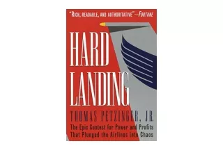 Ebook download Hard Landing The Epic Contest for Power and Profits That Plunged