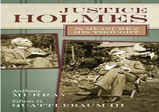 DOWNLOAD️ FREE (PDF) Justice Holmes: The Measure of His Thought