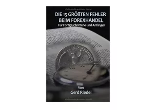 Kindle online PDF Die 15 größten Fehler beim Forexhandel Für Fortgeschrittene un