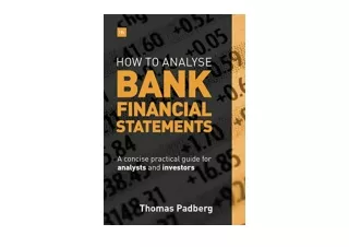 Download How to Analyse Bank Financial Statements A concise practical guide for