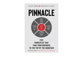 Download Pinnacle Five Principles that Take Your Business to the Top of the Moun