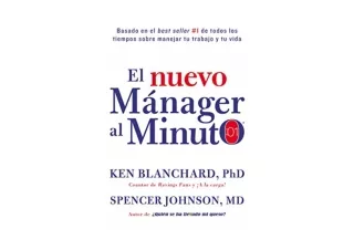 Download PDF nuevo mánager al minuto One Minute Manager Spanish Edition El métod