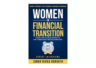 Download PDF Women in Financial Transition Secure Your Future by Avoiding the Mo