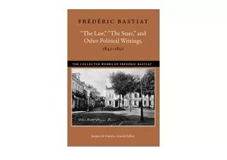 Download PDF “The Law ” “The State ” and Other Political Writings 1843–1850 The