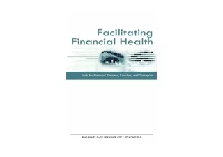 Download PDF Facilitating Financial Health Tools for Financial Planners Coaches