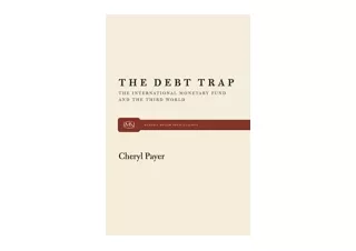 Download The Debt Trap The International Monetary Fund and the Third World Month