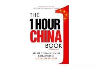 Download PDF The One Hour China Book Two Peking University Professors Explain Al