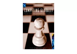 Ebook download Competing Globally Mastering Multicultural Management and Negotia
