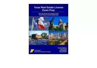 Download Texas Real Estate License Exam Prep All in One Review and Testing to Pa