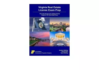 Ebook download Virginia Real Estate License Exam Prep All in One Review and Test