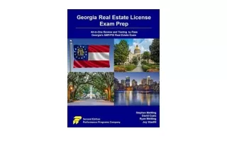 PDF read online Georgia Real Estate License Exam Prep All in One Review and Test