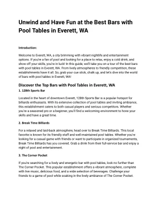 unwind and have fun at the best bars with pool