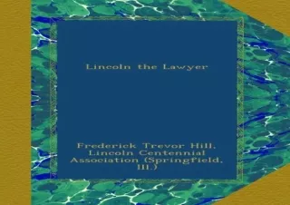 DOWNLOAD️ BOOK (PDF) Lincoln the Lawyer