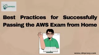 Tips for Managing Test Anxiety while Taking the AWS Exam from Home