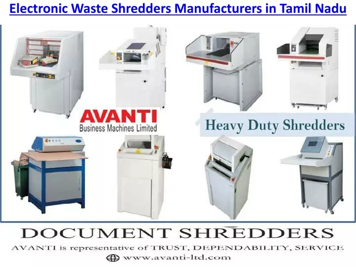 electronic waste shredders manufacturers in tamil nadu