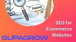 SEO for Ecommerce Websites - SupaGrow
