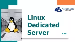 linux d e d i c a t e d server