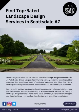 Find Top-Rated Landscape Design Services in Scottsdale AZ