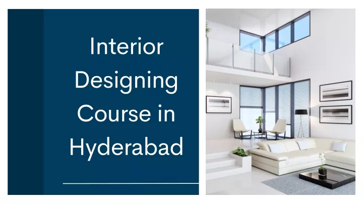interior designing course in hyderabad