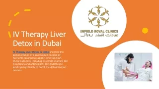 IV Therapy Liver Detox in Dubai