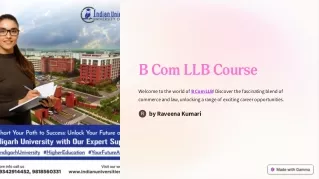 B Com LLB Course