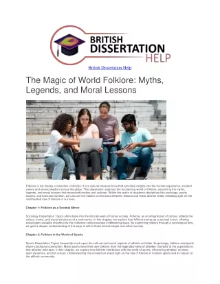 british dissertation help