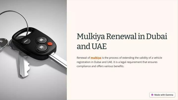 mulkiya renewal in dubai and uae