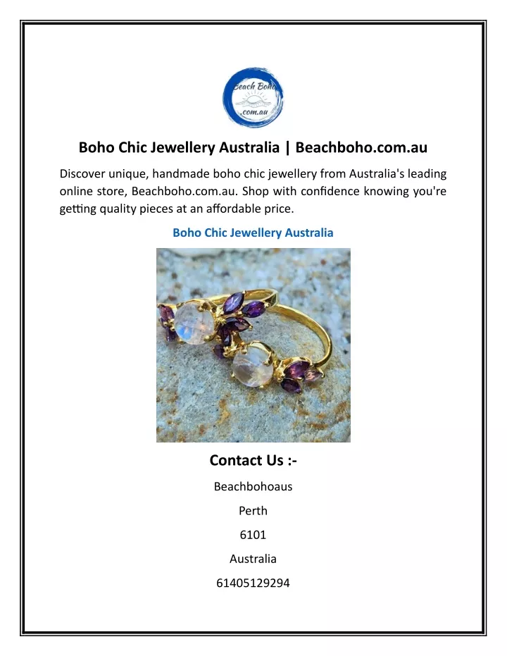 boho chic jewellery australia beachboho com au
