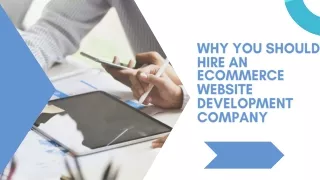 why you should hire an ecommerce website