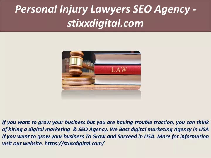 personal injury lawyers seo agency stixxdigital com