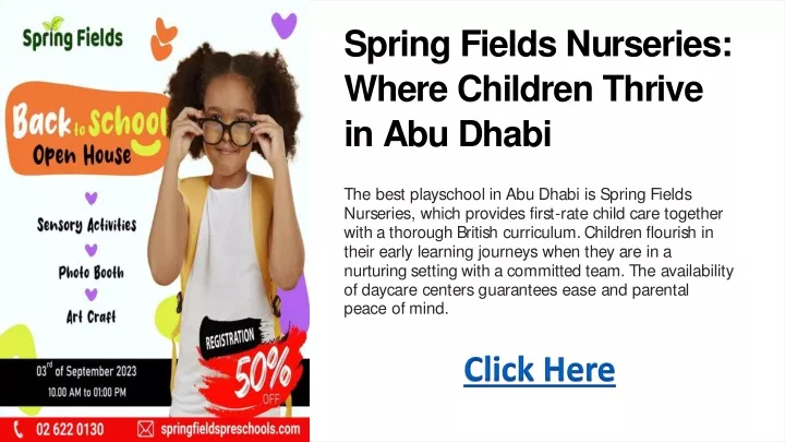 spring fields nurseries where children thrive