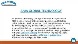 AMA Global Technology: IT Outsourcing and BPO Service Provider